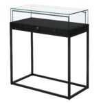 Black Glass Counter Display Case