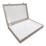 Rose Gold Ring Box for 100 Rings