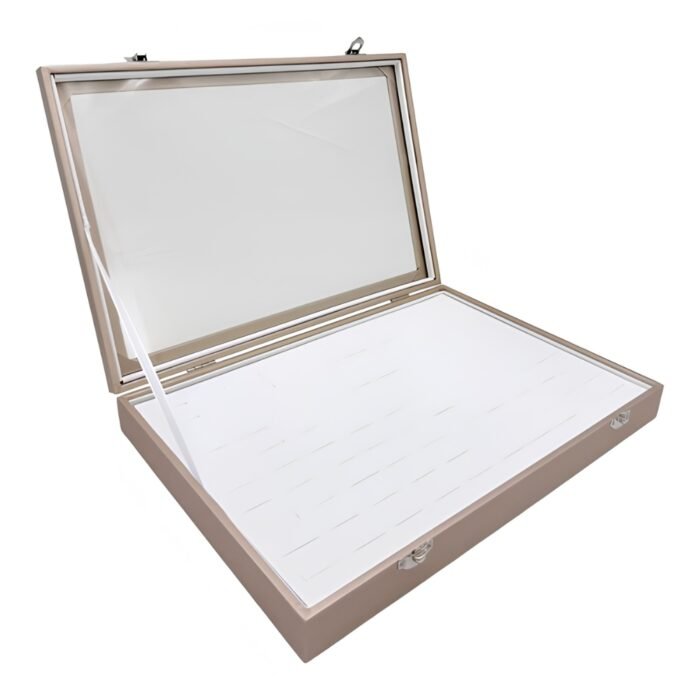 Rose Gold Ring Box for 100 Rings