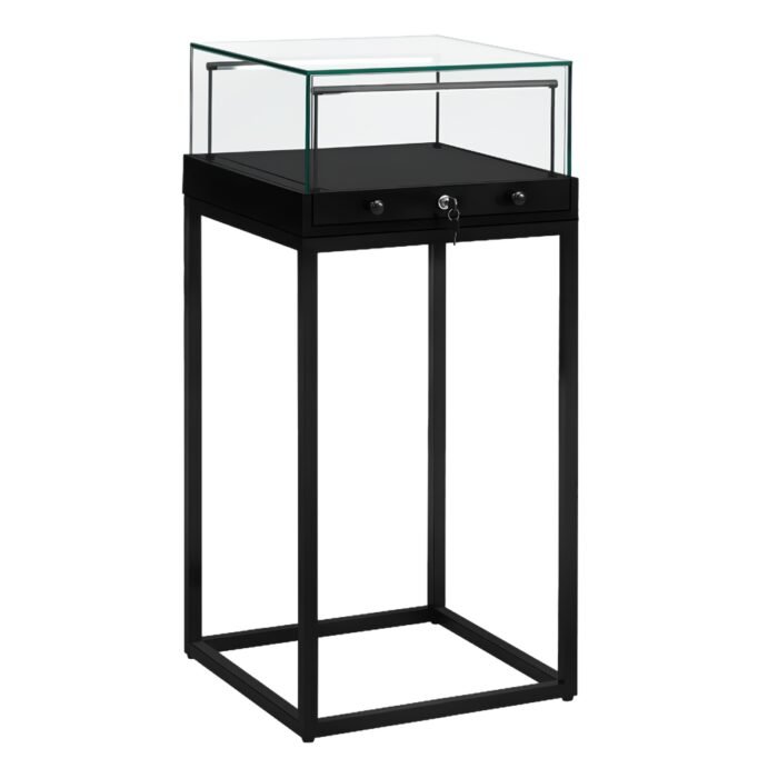 Black Glass Counter Display Case