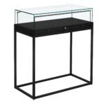 Black Glass Counter Display Case