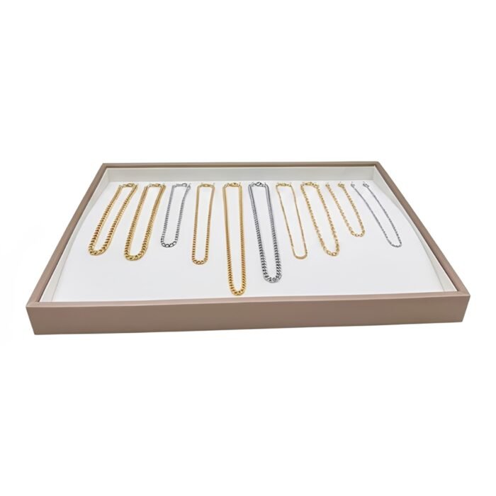 Rose Gold Chain Jewellery Organiser Tray