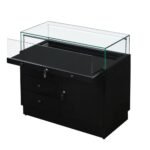 Black Glass Counter Display Case