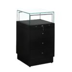 Black Glass Counter Display Case