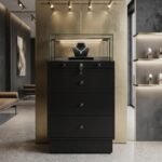 Black Glass Counter Display Case