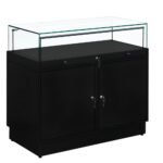 Black Glass Counter Display Case