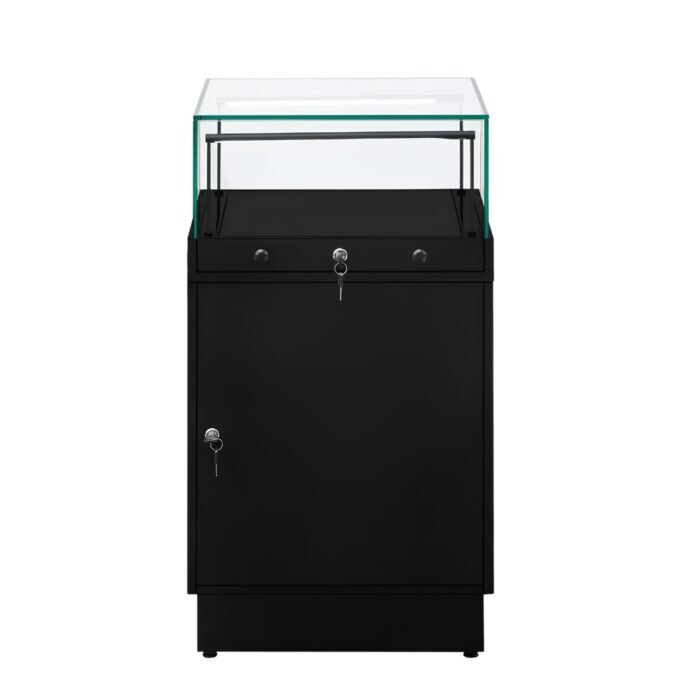 Black Glass Counter Display Case
