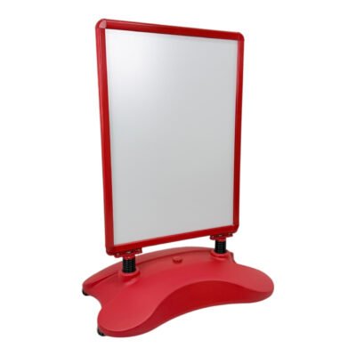 A1 Red Wind Resistant Pavement Sign Heavy Duty Water Base