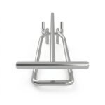 150mm Looped Pegboard Euro Hook with Overarm Ticket Holder