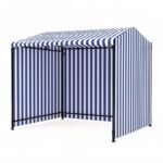 170GSM Blue & White Striped Waterproof Tarpaulin