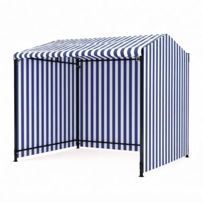 170GSM Blue & White Striped Waterproof Tarpaulin