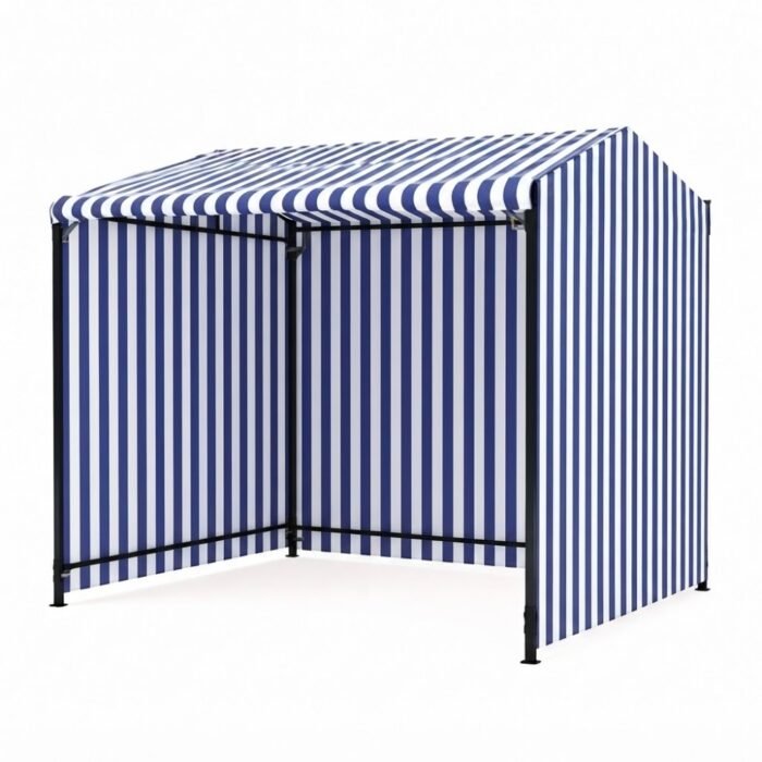 170GSM Blue & White Striped Waterproof Tarpaulin