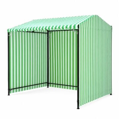 170GSM Green & White Striped Waterproof Tarpaulin