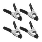6 Extra Heavy Duty Black Metal Spring Clamps