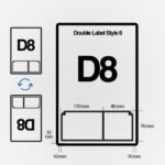D8 Double Integrated Labels