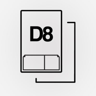 D8 Double Integrated Labels