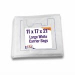 White Vest Carrier Bags