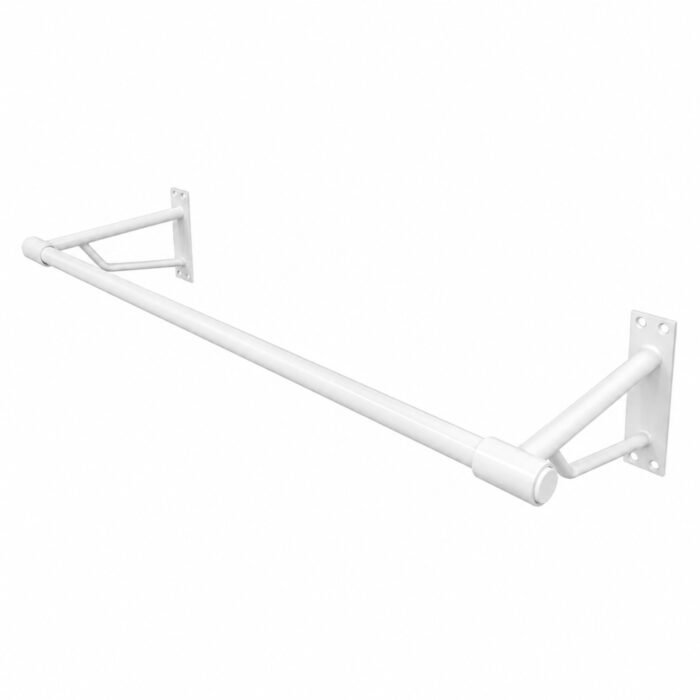 Wall Mounted Hanging Clothes Rail 1000mm – White
