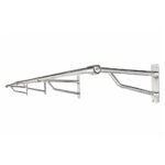 Wall Mounted Hanging Clothes Rail (2000mm) – Chrome