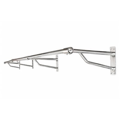 Wall Mounted Hanging Clothes Rail (2000mm) – Chrome