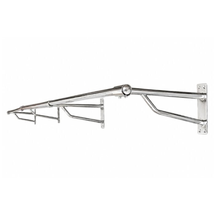 Wall Mounted Hanging Clothes Rail (2000mm) – Chrome
