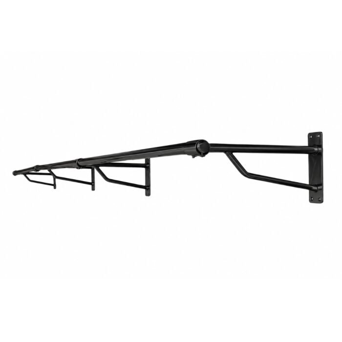 Wall Mounted Hanging Clothes Rail 3000mm – Black