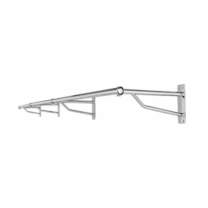 Wall Mounted Hanging Clothes Rail 3000mm – Chrome