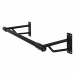 Wall Mounted Hanging Clothes Rail 1000mm Black