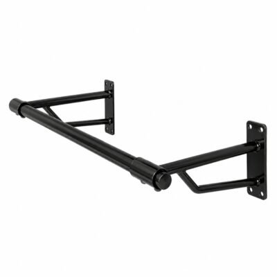Wall Mounted Hanging Clothes Rail 1000mm Black