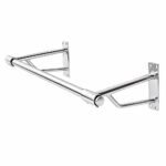 Wall Mounted Hanging Clothes Rail 600mm – Chrome