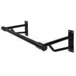 Wall Mounted Hanging Clothes Rail 900mm – Black