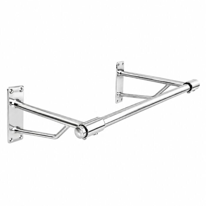 Wall Mounted Hanging Clothes Rail 1000mm – Chrome