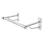 Wall Mounted Hanging Clothes Rail 1000mm – Chrome