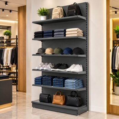 retail wall shelving h260cm x w80cm 1 | Home