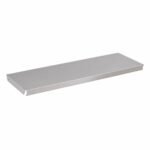 600mm x 350mm Silver Shelf