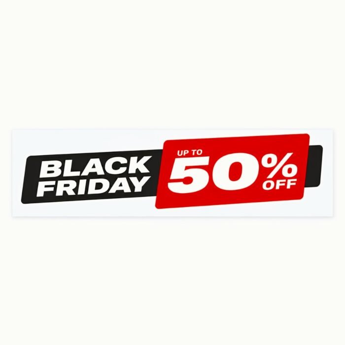Black Friday Sale Instore Now A1 Poster