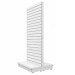 Retail Slatwall Back Panel Shelving Unit