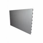 Silver Plain Back Panel for Retail Shelving Units