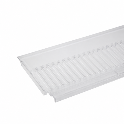 Plastic Toothed Shelf Riser for Retail Shelving
