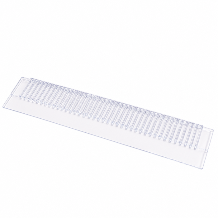 Plastic Toothed Shelf Dividers For Retail Shelving