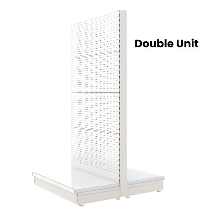 Retail Perforated Back Panel Shelving