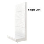 Retail Perforated Back Panel Shelving